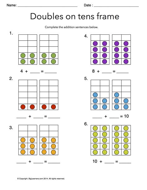 Grade 1 | Free Common Core Math Worksheets | Biglearners
