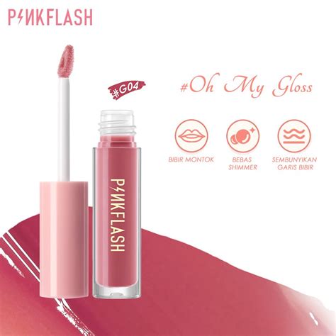 PINKFLASH OhMyGloss High Moisturising Plumpmax Shimmer Lip Gloss G Piece Shopee Indonesia