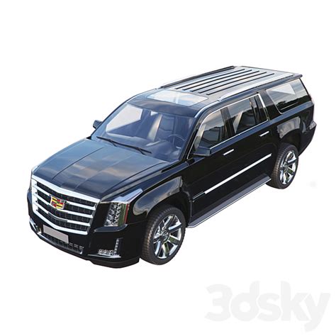 Cadillac Escalade Esv Transport 3d Models