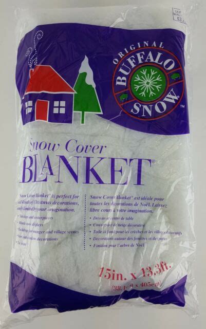 Buffalo Snow Snow Cover Blanket 15 X 133 Feet Polyester Holiday