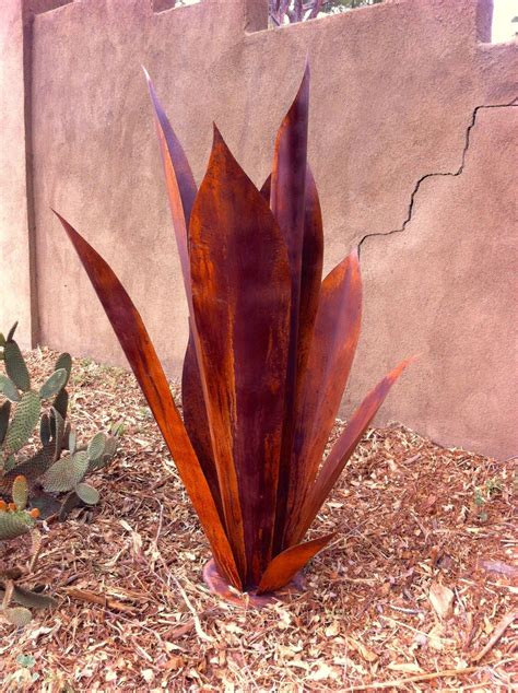 Massive Agave Ready For Tequila Metal Yard Artmetal Garden Sculpture