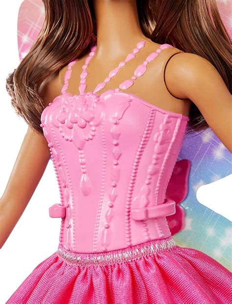 Mattel Brunet Hair Barbie Dreamtopia Fairy Doll Top Toys