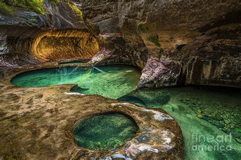 The Subway Emerald Pools Photograph By Jamie Pham