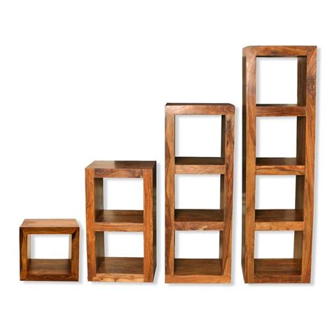 Use them as toy storage for your child's toys and accessories, or use them to display your art and other possessions. Cube Shelving Units, solid sheesham wood - Shelving units ...