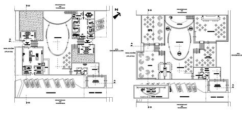 Dance Club House Plan Is Given In This Autocad Drawing File Download