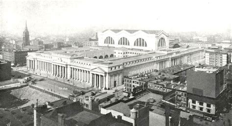 Penn Station Looking Southwest Circa 1912 Collection Of Seymour B