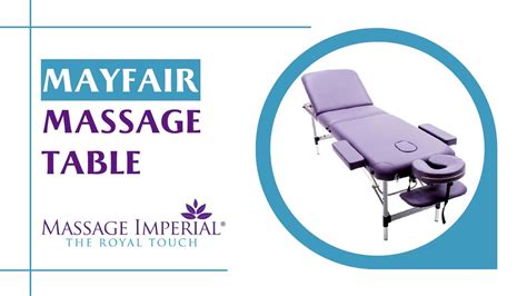 Mayfair Massage Table Aluminium Portable Massage Bed Massage Imperial® Youtube