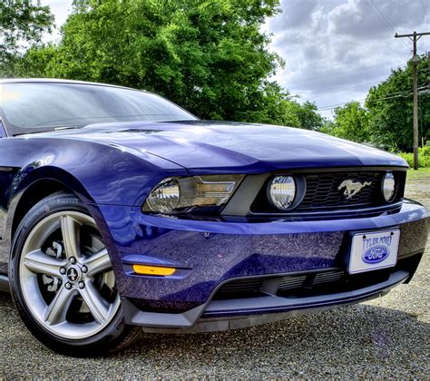 Mustang Blue Ford Speed Tuning Hd Wallpaper Peakpx