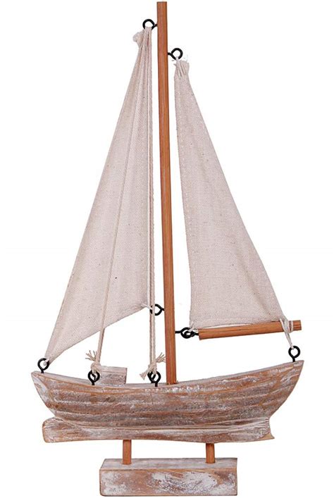 Buy Wood Sail Boat B Wooden Sailboat Model Decoration Mini Wood