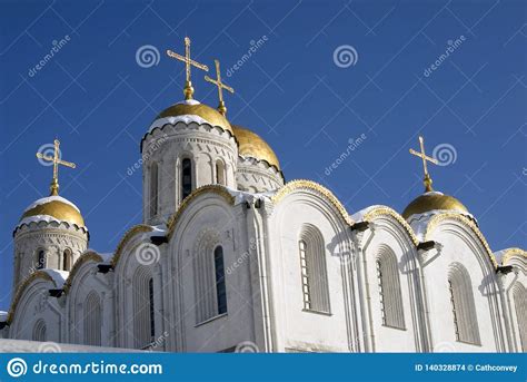 Assumption Cathedral In Vladimir Russia Stock Photo Image Of Dome