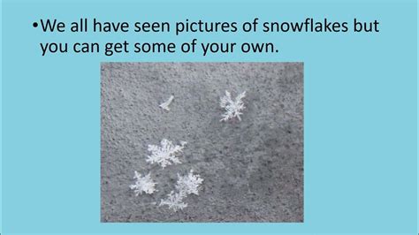 Photographing Snowflakes Youtube