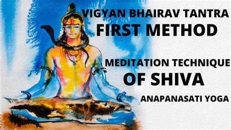 Shiva S First Meditation Method Vigyan Bhairav Tantra Buddha S