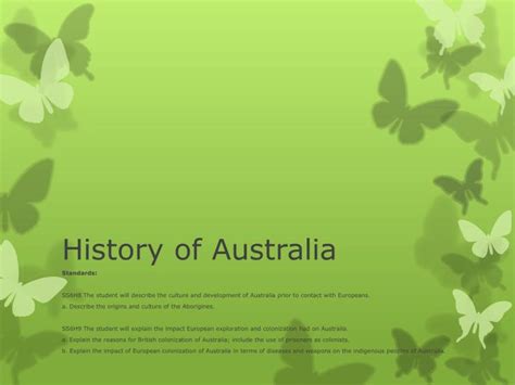Ppt History Of Australia Powerpoint Presentation Free Download Id