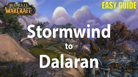 Maybe you would like to learn more about one of these? Perfect Interlude: How To Get To Dalaran From Stormwind Legion