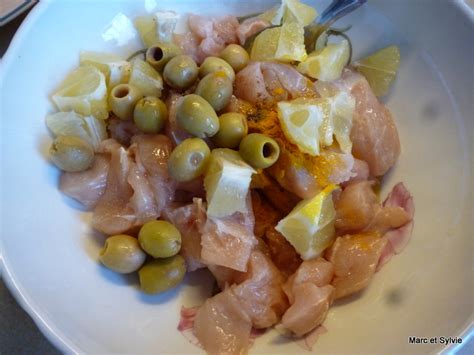 POULET AU CITRON FAÇON TAJINE de Cyril Lignac