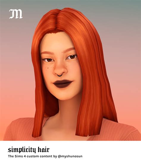 Vybr N Tvrdit Mus The Sims Mods Maxis Match Hair Nemor Lnost S Ra