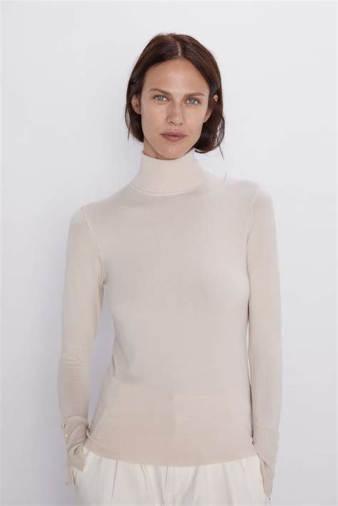 zara basic turtleneck sweater the best wardrobe essentials for women popsugar fashion photo 7