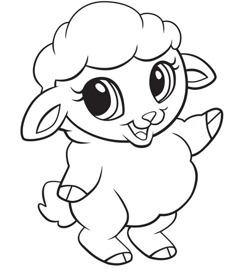 Sheep Coloring Pages Free Printable Coloring Pages For Kids