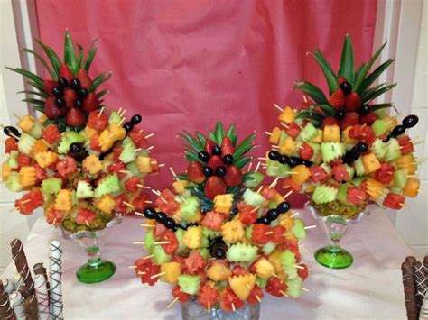 Image Result For Bridal Shower Fruit Tray Arrangements Fruit Kebabs