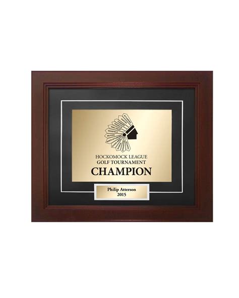Premium Framed Awards Championship Award Guys