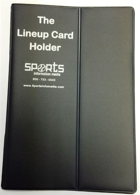 Lineup Card Holder Custom Branded
