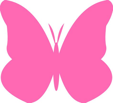 Hot Pink Butterfly Clip Art At Vector Clip Art