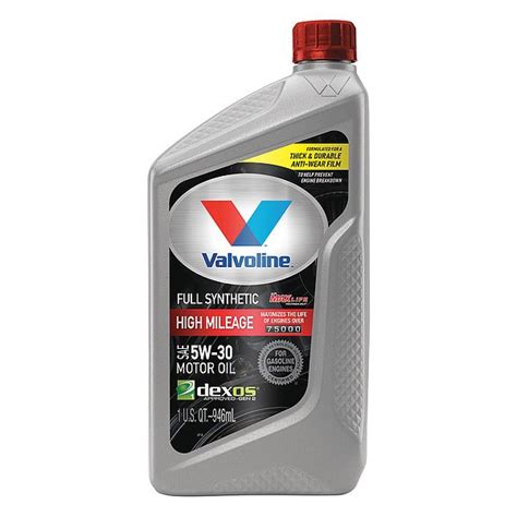 Valvoline Motor Oil 5w 30 Full Synthetic 32 Oz Vv179 Zoro