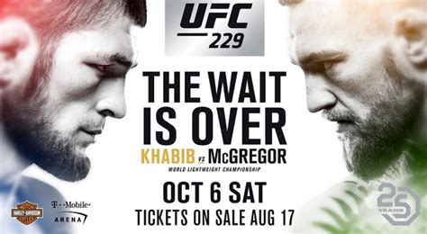 khabib vs mcgregor set for october 6 ufc ® news
