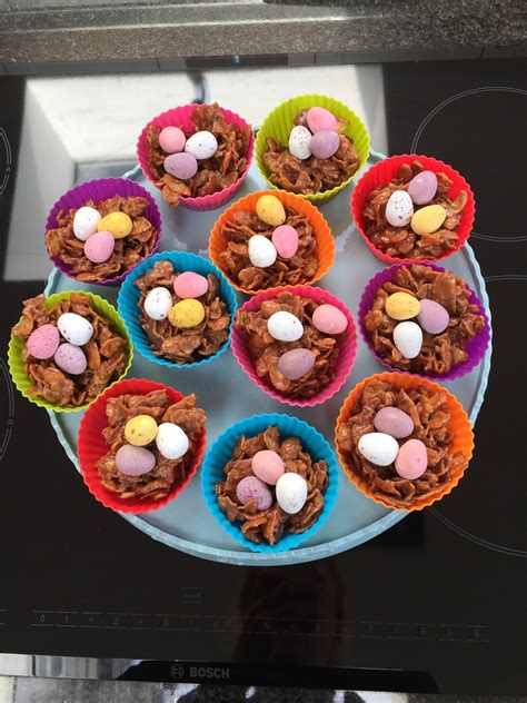 Chocolate Egg Nests For Easter Inquisitive Little Minds