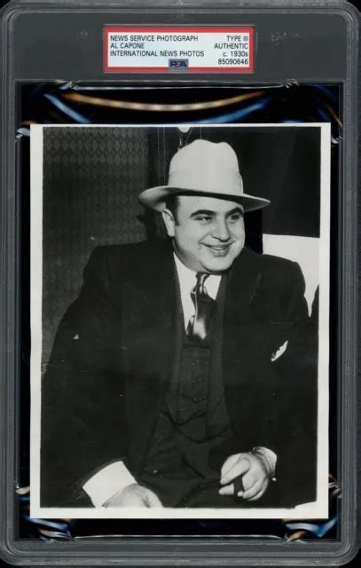 Al Capone 1932 Scarface Chicago Mafia Boss Type 1 Original Photo Psa Dna Rare 4 000 00 Picclick