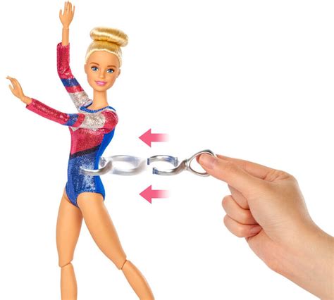 Barbie Gymnastics Playset With Doll Balance Beam 15 Accessories Toys R Us Canada