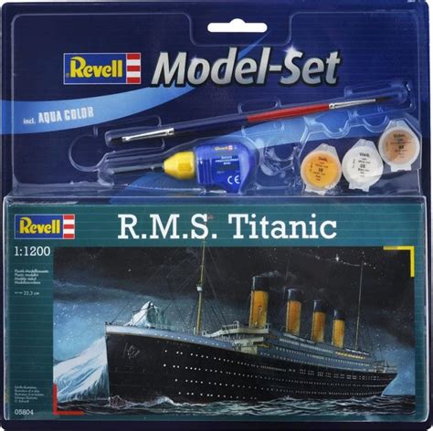 Revell 05804 Rms Titanic 11200 Plastic Model Ship Kit With Brush