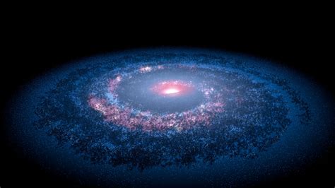 Digital Art Milky Way Blue Space Universe Wallpaper Space