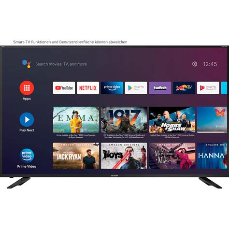 Sharp Led Fernseher 70cl5ea 177 Cm70 Zoll 4k Ultra Hd Android Tv