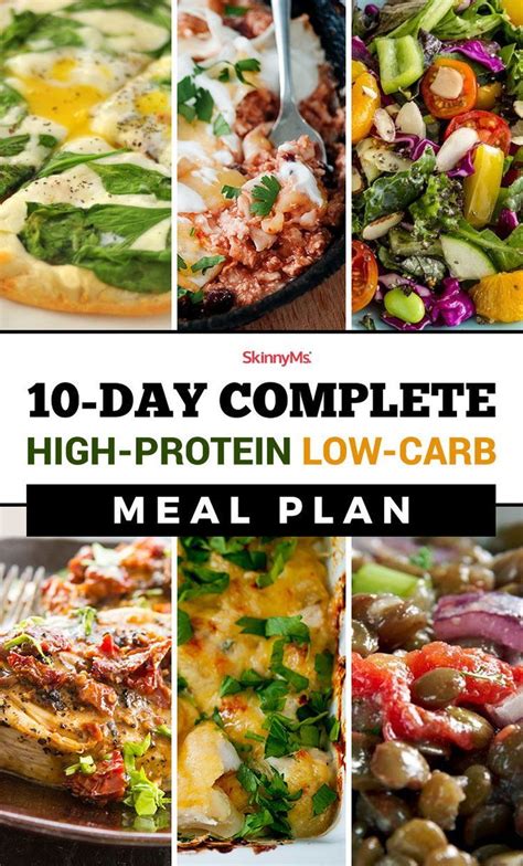 Low Carb High Protein Meal Planner Westgurus