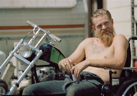Full Thick Blonde Beard Beards Bearded Man Men Motorcycle Biker Bikers