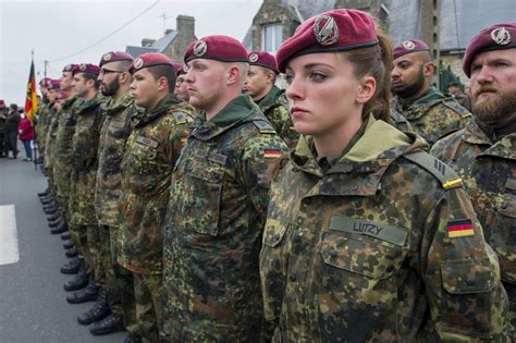 Group Of German Army Soldiers In Uniform