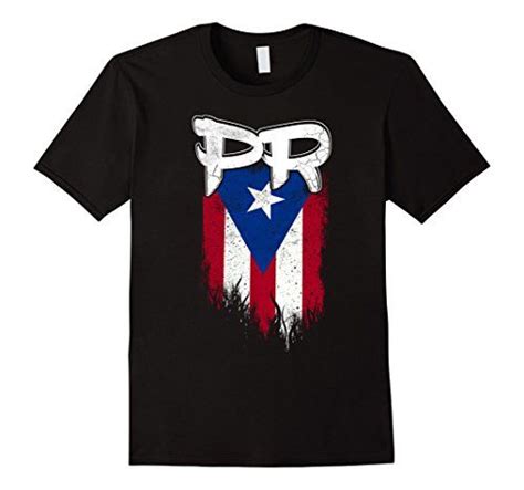 Mens Puerto Rico Pr Flag Boricua T Shirt 2xl Black Yandl Pr Dpb074772yvh