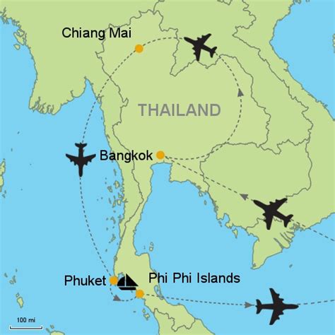 Map Of Thailand Phi Phi Maps Of The World