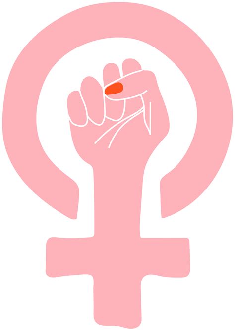 Feminism Symbol Girl Power Female Gender Hand Drawn Sketch 18734673 Png