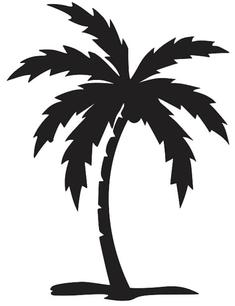 Silhouette Palm Tree Svg 83 File For Free