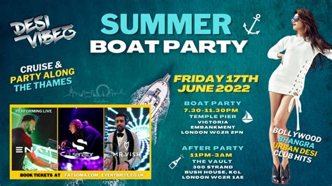 Desi Vibez Summer Boat Party June 2022 Bombay Funkadelic