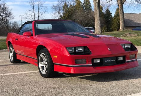 Rare 1988 Chevrolet Camaro Iroc Z28 Convertible For Sale