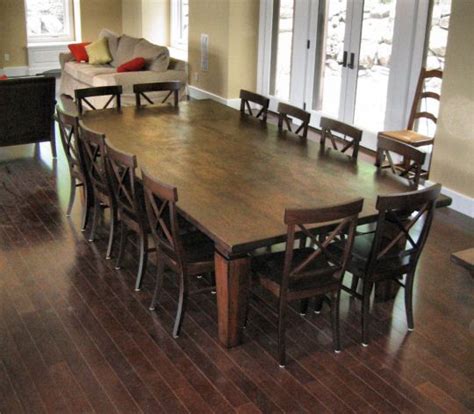 12 Seat Dining Room Table We Wanted To Keep The Additions As