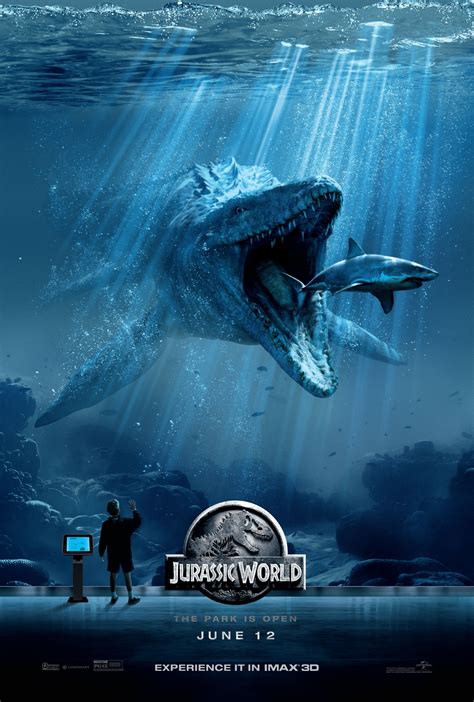 1 Movie In The World Jurassic World An Imax 3d Experience Jurassic World Poster Jurassic
