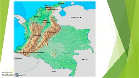 Mapa De Colombia Con Las Tres Cordilleras Images And Photos Finder
