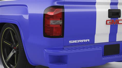 2018 Gmc Sierra 1500 Custom 3d Model By 3dacuvision