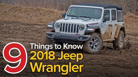 9 Things To Know About The 2018 Jeep Wrangler Unlimited Rubicon The