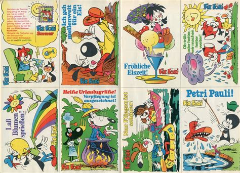 Bastelbogen Sommerpostkarten 1977 Kaukapedia