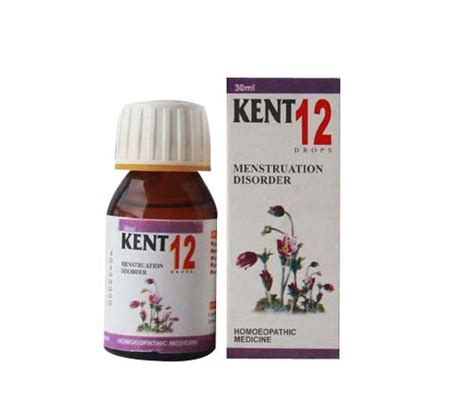 Kent Drop 12 Homeopathic Medicine For The Treatment Of Menstruation
